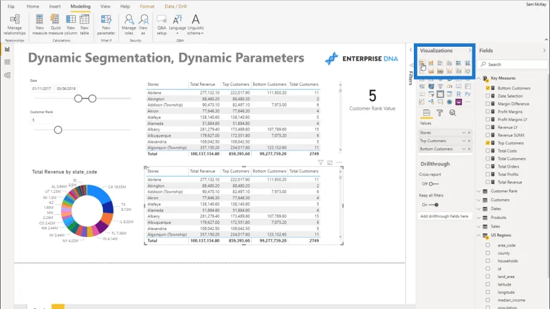 Segmentación dinámica con parámetros dinámicos: técnica avanzada de LuckyTemplates y DAX