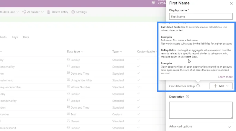 Entiti PowerApps: Cara Menambah Pelbagai Jenis Medan