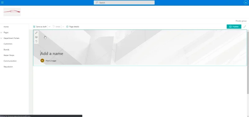 Menambah Navigasi Senarai SharePoint