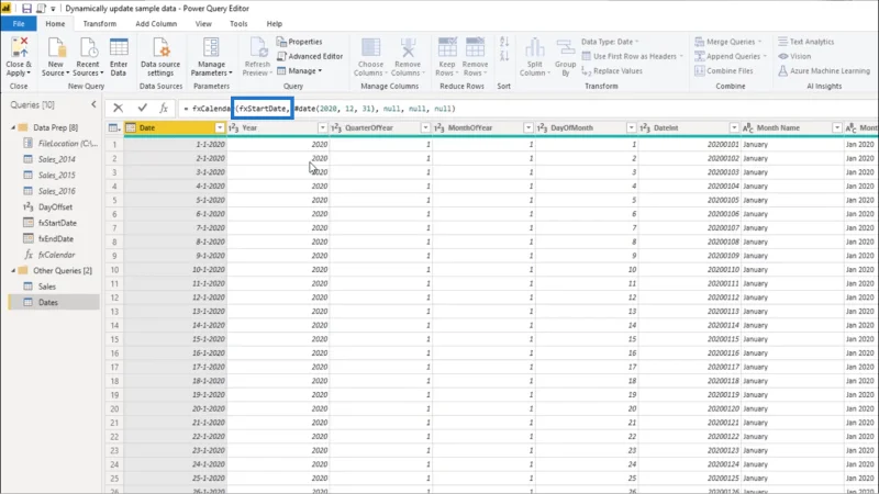 Cipta Set Data Amalan Yang Selalu Dikemas Kini Dalam LuckyTemplates