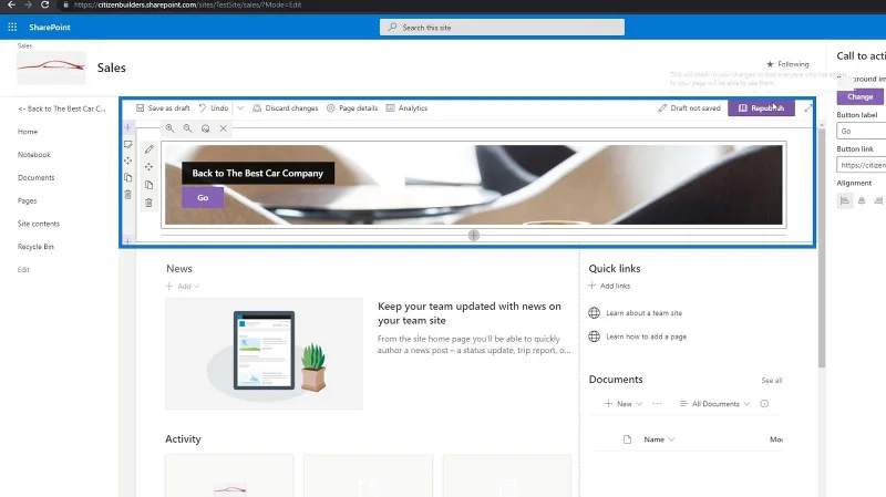 Elemen Navigasi Tapak SharePoint: Gambaran Keseluruhan