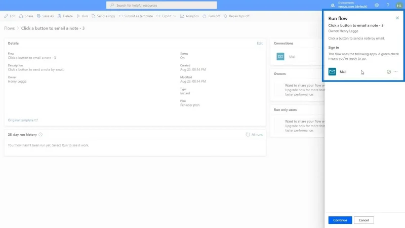 Templat Automate Kuasa |  Mencipta Dan Menjalankan Aliran
