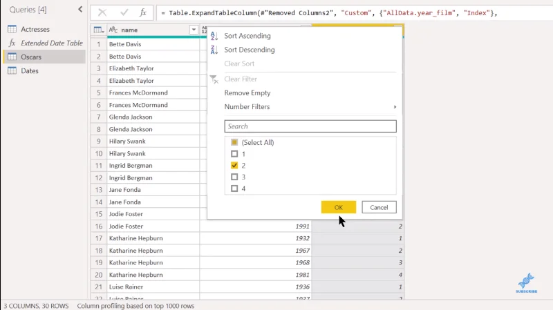 Kod M Dalam Lajur Tersuai Power Query |  Kuasa BI