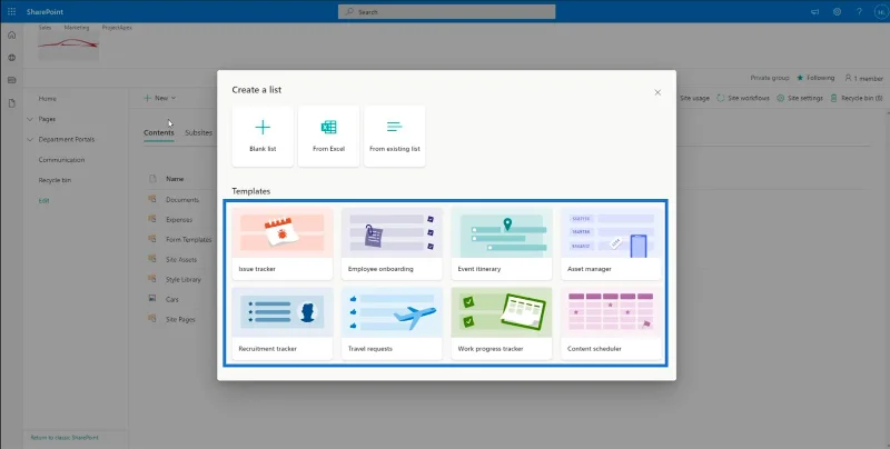 Senarai SharePoint: Gambaran Keseluruhan