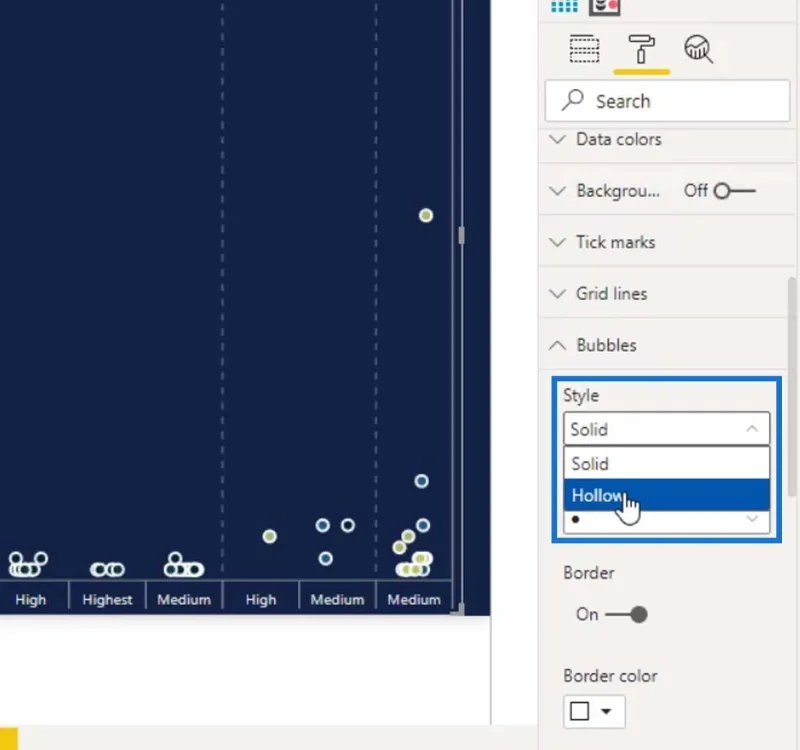 Graf Plot Titik Dalam LuckyTemplates: Visualisasi Tersuai