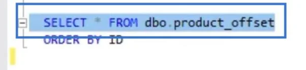 Pengekstrakan Data SQL Menggunakan OFFSET Dan FETCH