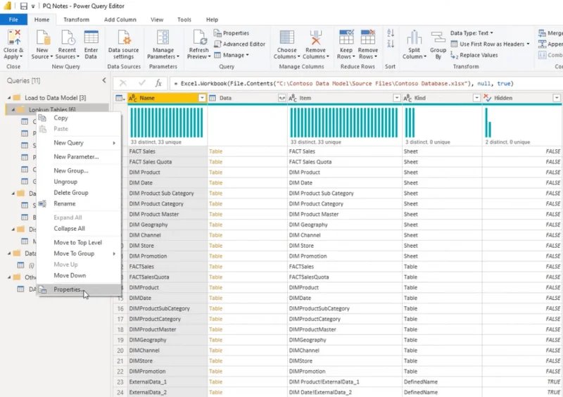 Power Query: Cara Menambah Nota dengan Pantas