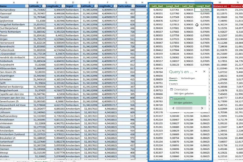 Pengiraan Jarak Dan Galas: Analisis Geospatial LuckyTemplates