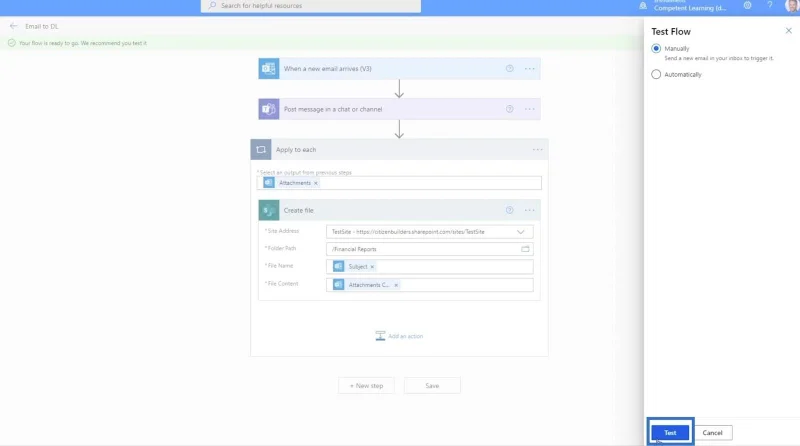 Aliran MS: Bagaimana Untuk Muat Naik Dalam SharePoint Melalui E-mel