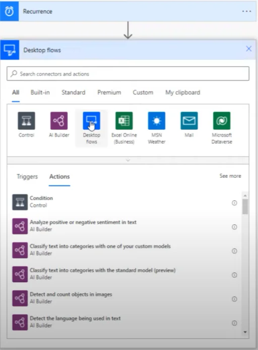 Pianifica un flusso desktop da eseguire in Power Automate