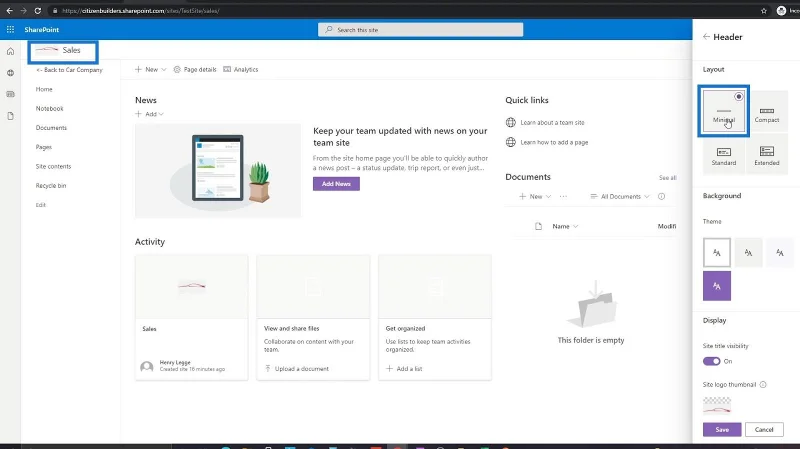 Elemen Navigasi Tapak SharePoint: Gambaran Keseluruhan