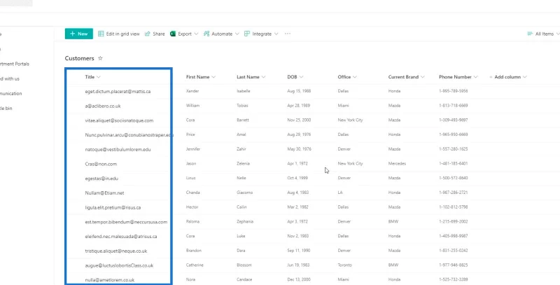 Senarai SharePoint: Gambaran Keseluruhan