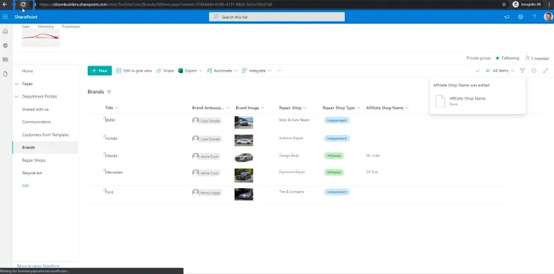 Pengesahan Lajur SharePoint Dalam Dua Cara