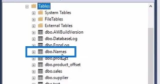 การใช้งานตาราง SQL เบื้องต้น