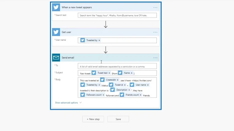 Automatisierter Ablauf in Microsoft Power Automate