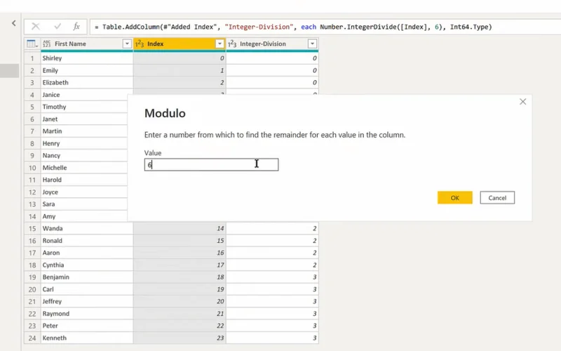 Fonctions LuckyTemplates Modulo et Integer-Divide DAX