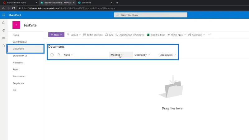 Tapak SharePoint |  Reka Letak Dan Panduan Menu