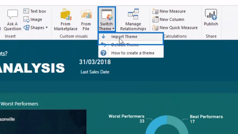 Menggunakan Skim Warna Untuk Visualisasi Data LuckyTemplates