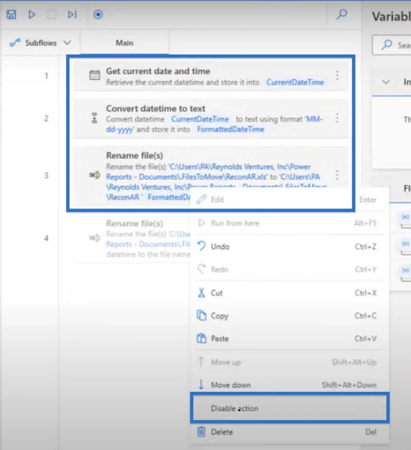 Tambahkan Tarikh Pada Nama Fail Dalam Desktop Power Automate