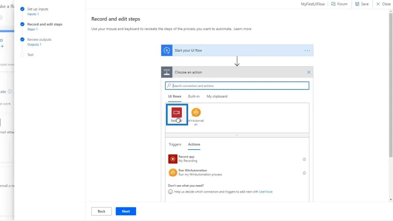Input Aliran UI Dalam Microsoft Power Automate