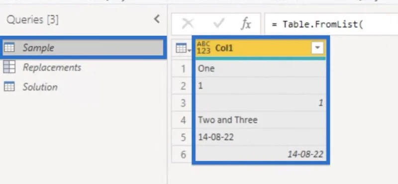Gantikan Nilai Untuk Teks Padanan Dalam Power Query