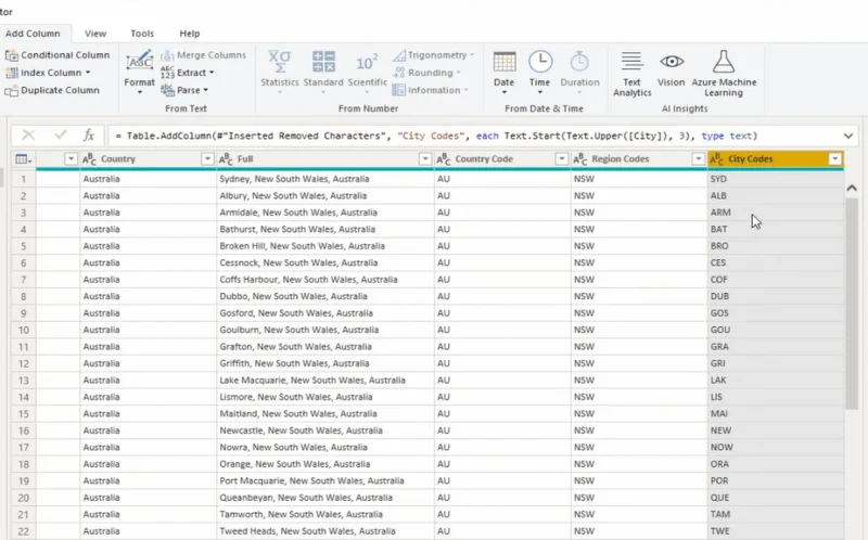 คอลัมน์จากตัวอย่าง LuckyTemplates – Power Query บทช่วยสอน