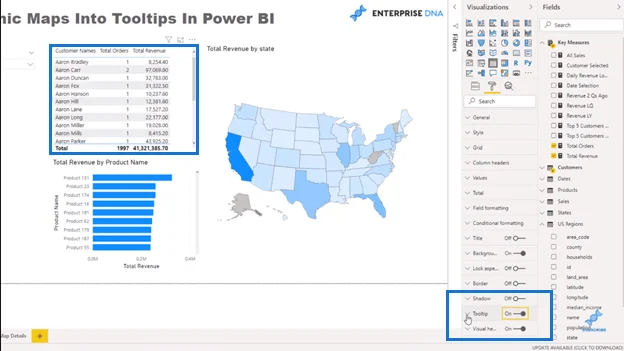 Visualisasi Data LuckyTemplates – Peta Dinamik Dalam Petua Alat