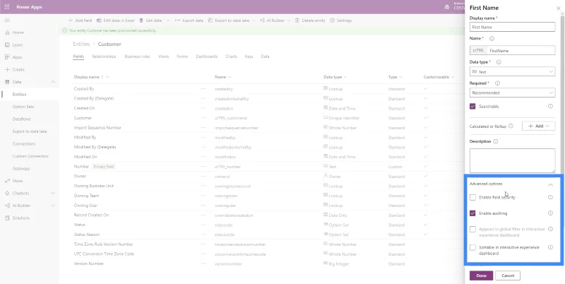 Entiti PowerApps: Cara Menambah Pelbagai Jenis Medan