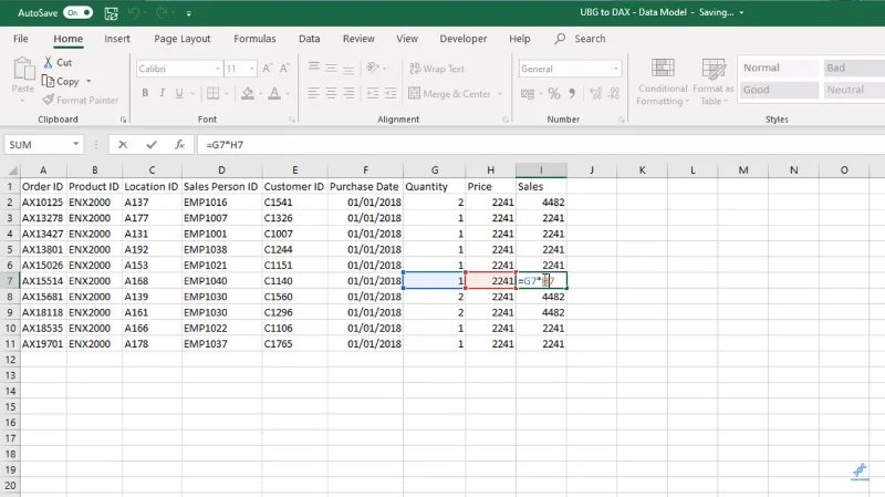 LuckyTemplates Dan Excel: Perbezaan Dalam Formula DAX