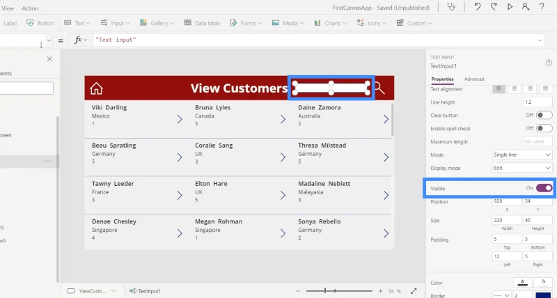 ฟิลด์ค้นหา PowerApps: วิธีเพิ่มและปรับแต่ง