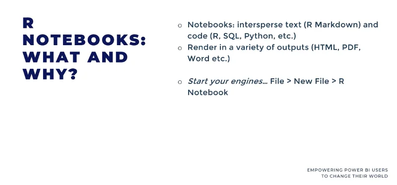 R Notebooks For Communicating Research