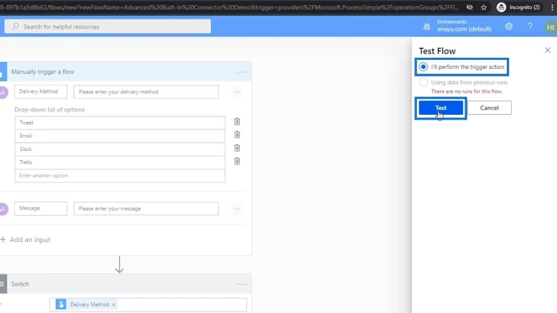Power Automate Cambia azione di controllo nei flussi di lavoro