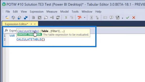 Editor Tabular LuckyTemplates: Semakan & Tutorial Versi 3