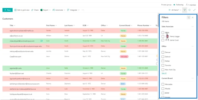 การตั้งค่าการแจ้งเตือนรายการ SharePoint