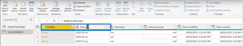 Power Query: Gabungkan Fail Dari Berbilang Folder