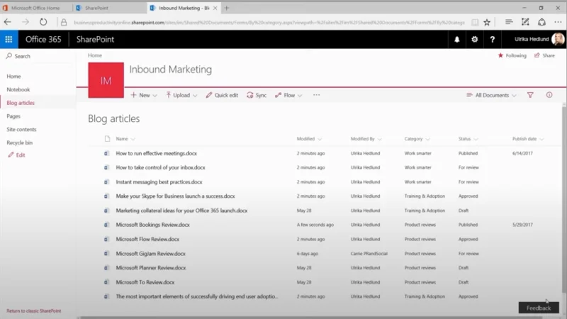 Faedah SharePoint Dalam Pembangunan Laporan LuckyTemplates