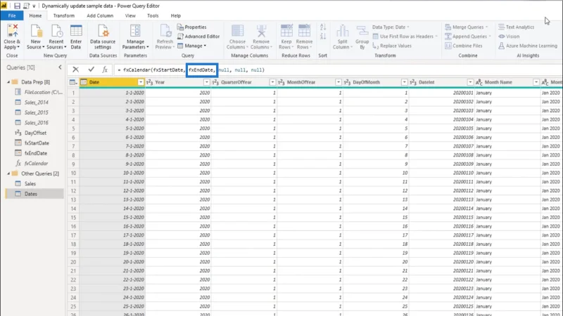 Cipta Set Data Amalan Yang Selalu Dikemas Kini Dalam LuckyTemplates