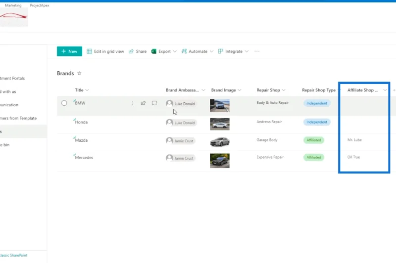 Pengesahan Lajur SharePoint Dalam Dua Cara