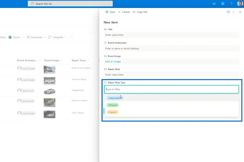 Pengesahan Lajur SharePoint Dalam Dua Cara