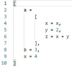 Ungkapan Bersarang: Persekitaran Power Query