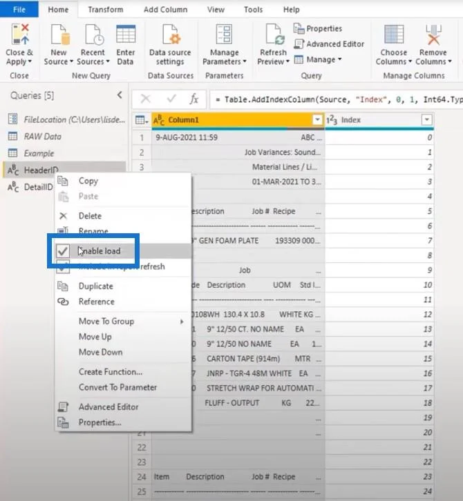 Tutorial Microsoft Power Query Mengenai Cara Membetulkan Isu Lebar Lajur Tetap Campuran
