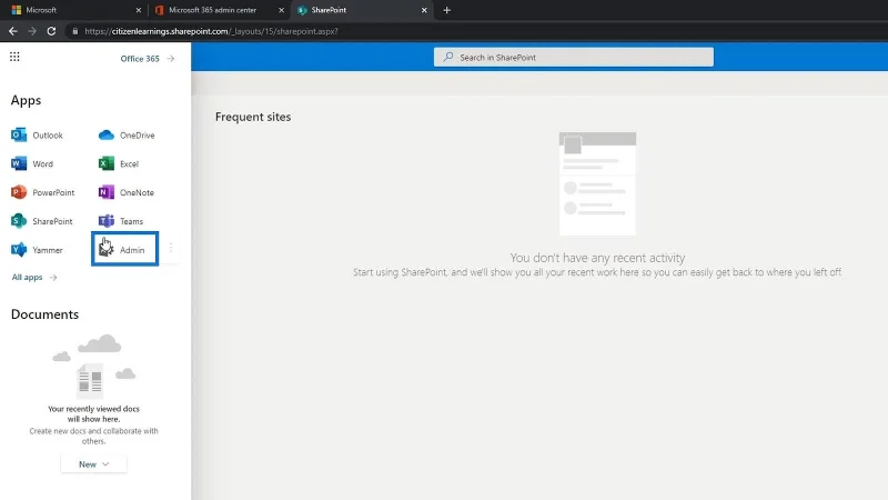 Tutorial MS SharePoint: Penciptaan Akaun