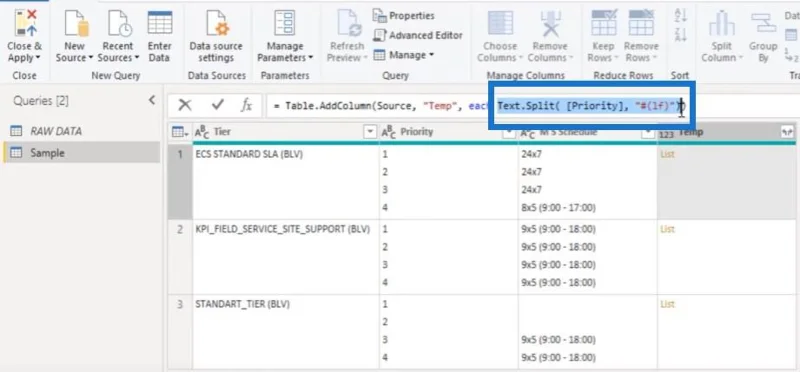 Tutorial Pertanyaan Kuasa Pemisahan Lajur LuckyTemplates: Cara Membahagikan Sel Excel Berbilang Baris Dalam LuckyTemplates