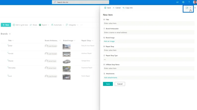 Pengesahan Lajur SharePoint Dalam Dua Cara