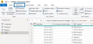 Transformasi Baris Dan Lajur Dalam LuckyTemplates