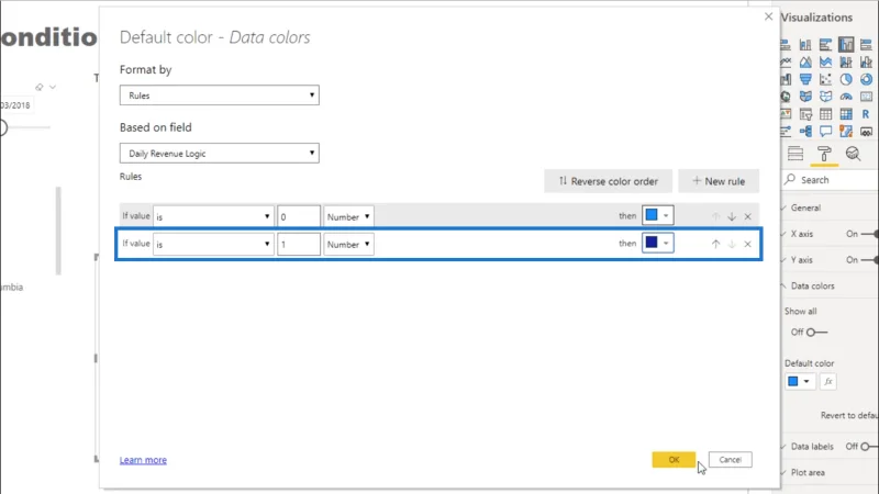 แสดงข้อมูลเชิงลึกที่ไม่ซ้ำใครโดยใช้การจัดรูปแบบตามเงื่อนไขใน LuckyTemplates