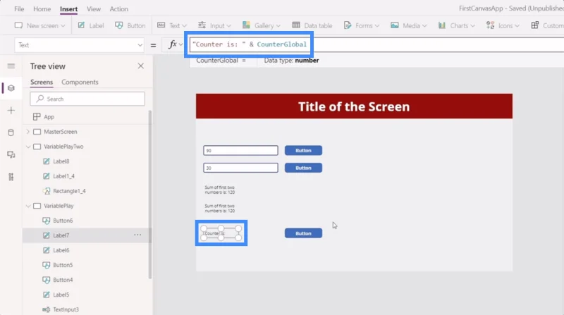 Pembolehubah PowerApps: Mengenalpasti Pembolehubah Kontekstual Dan Global