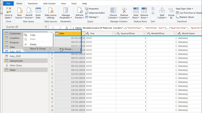 Menyusun Pertanyaan Anda: Tutorial Editor Pertanyaan LuckyTemplates