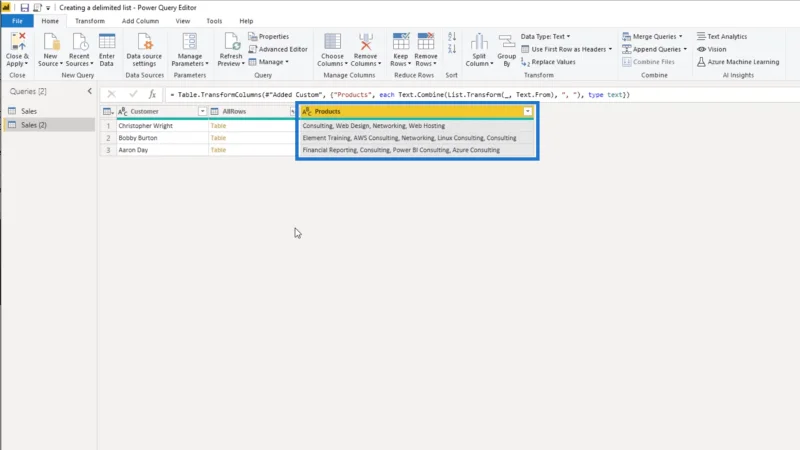 Cipta Senarai Terhad Dalam Power Query – Tutorial Editor Pertanyaan