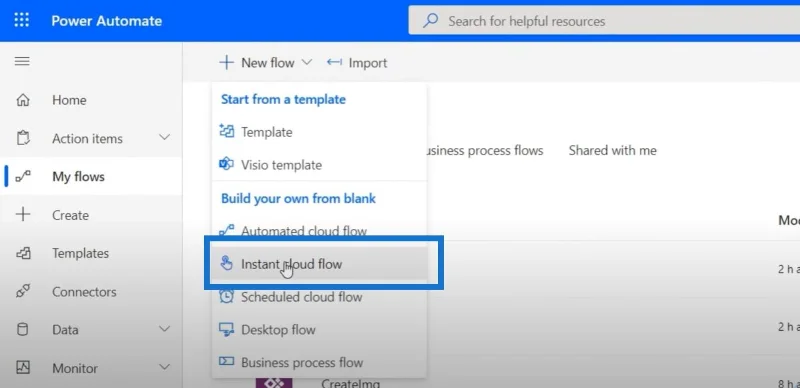 Transférer des images et des signatures de Power Apps vers Power Automate